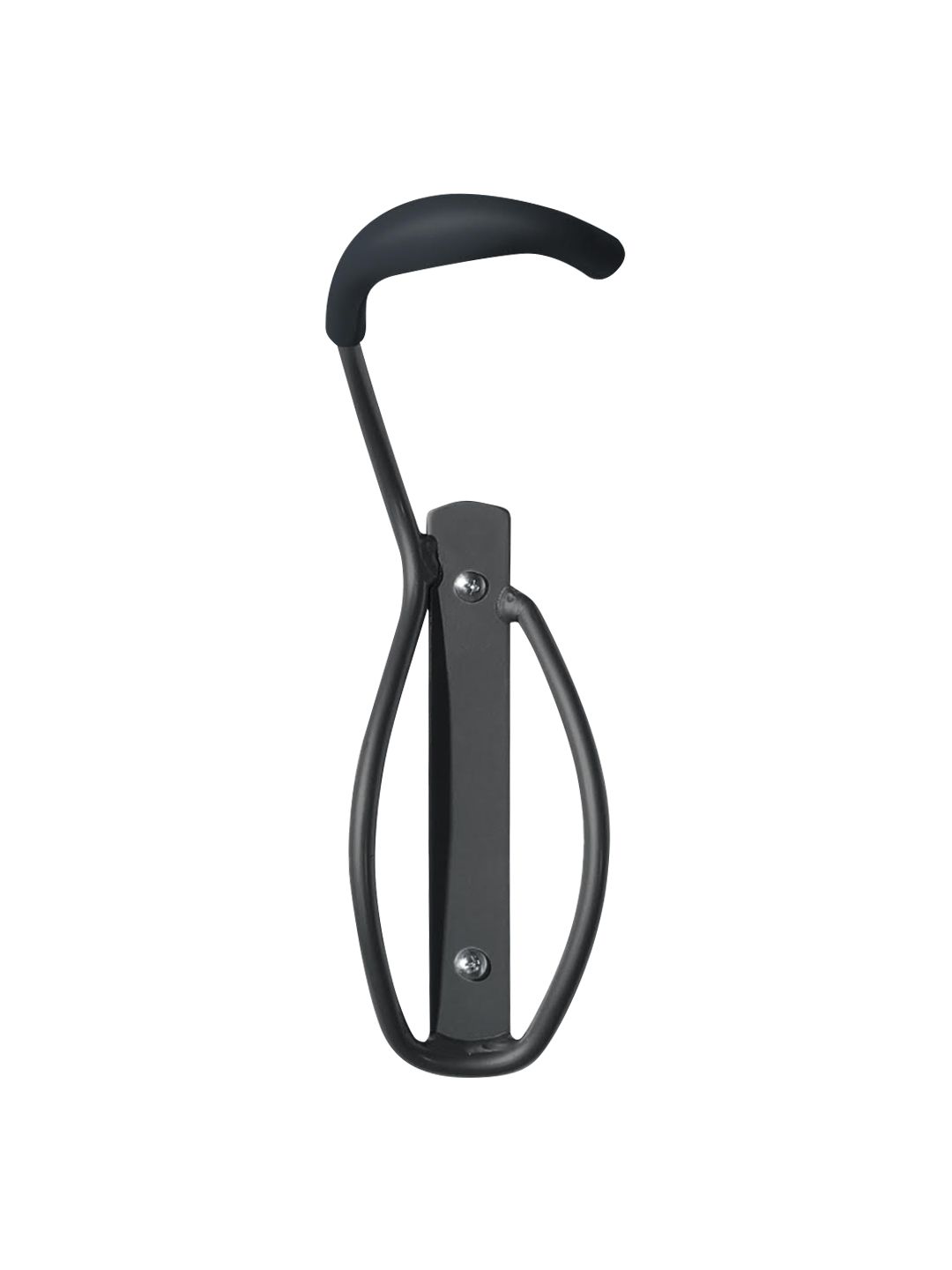 Delta Fat Tire Wall Mount Bike Storage Hook Rear Wheel Tray - 1-Bike Up to 5" Tire - Powdercoat Silver