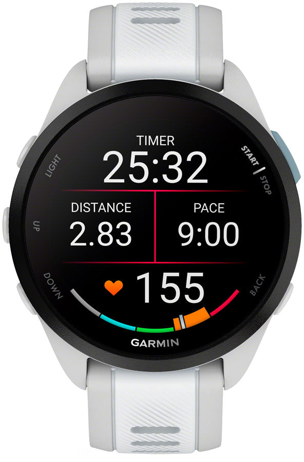 Garmin Forerunner 165 Running Watch - Mist Gray/Whitestone
