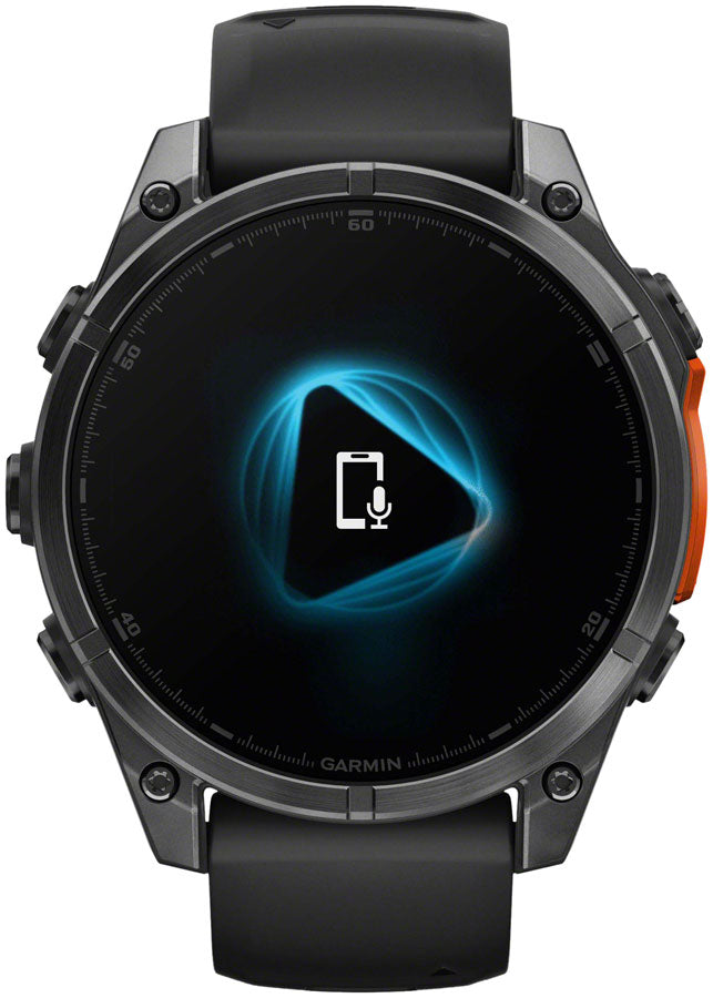 Garmin fenix 8 Smartwatch - 47mm AMOLED Sapphire Carbon Gray DLC