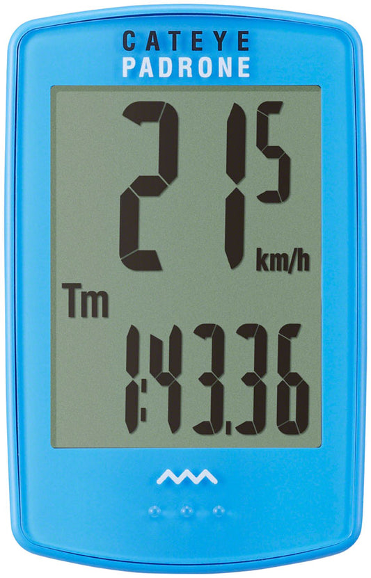 CatEye Padrone Bike Computer - Wireless Blue