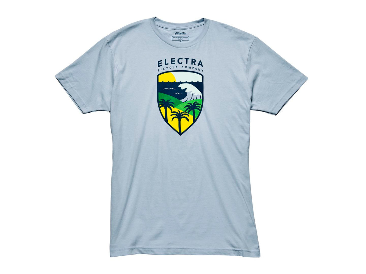 Shirt Electra Crest Tee Men Small Light Blue