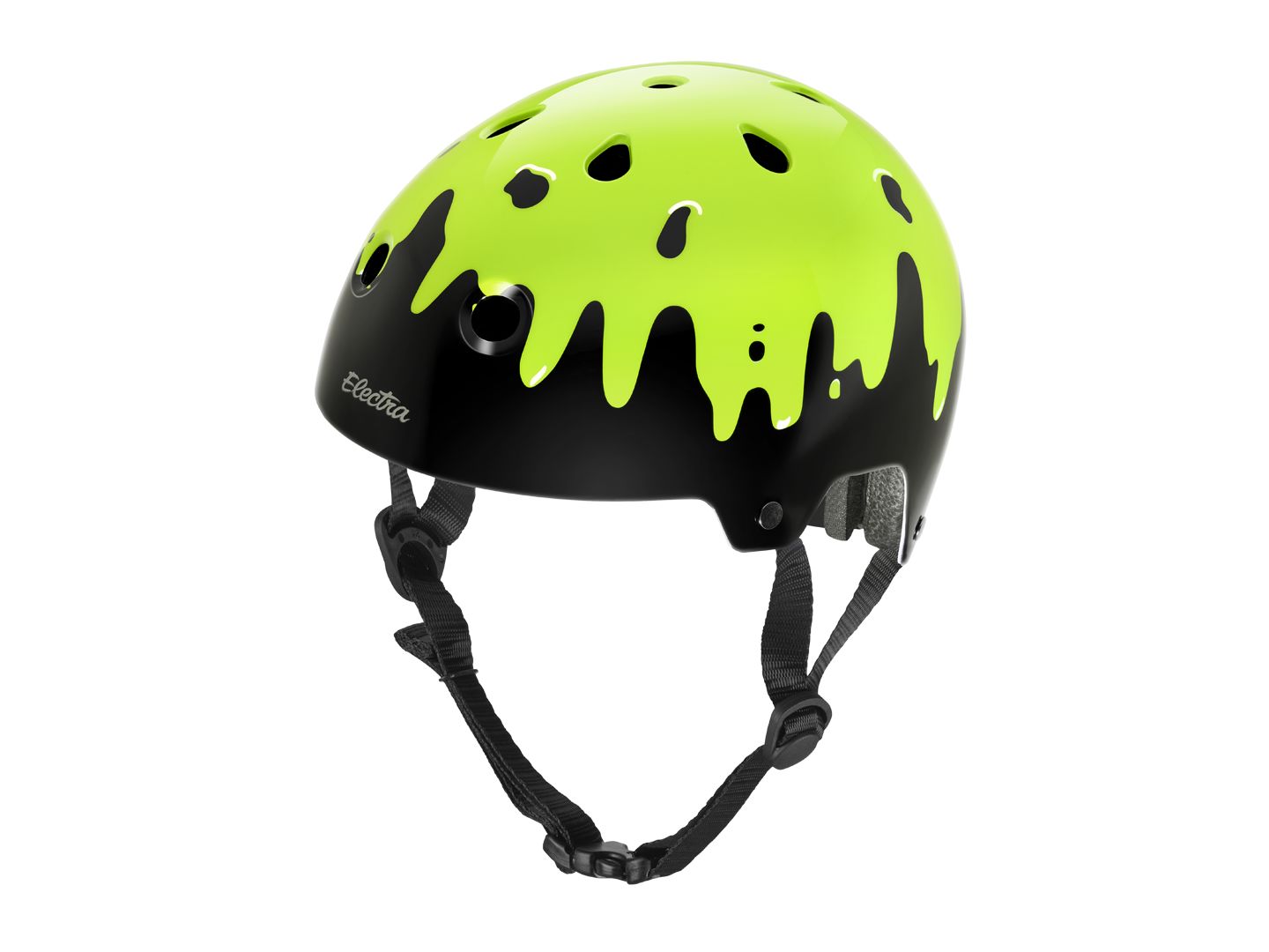 Helmet Electra Lifestyle Slime Medium Black/Green CPSC