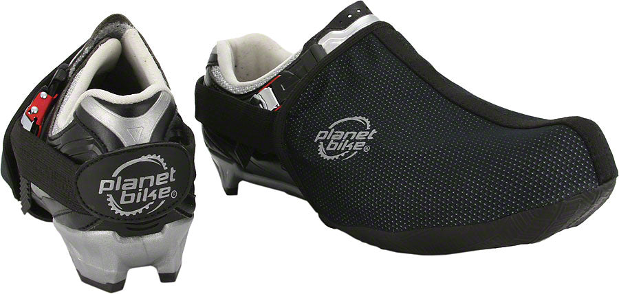 Planet Bike Dasher Toe Shoe Cover: Black SM