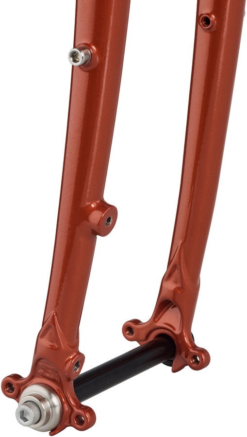 Surly Straggler Thru-Axle Fork - 650b 390mm 1-1/8" Straight Steerer Steel Shaggy Carpet