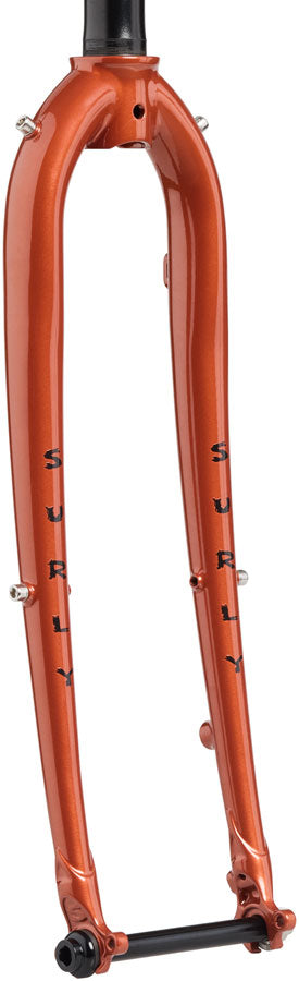 Surly Straggler Thru-Axle Fork - 700c 410mm 1-1/8" Straight Steerer Steel Shaggy Carpet