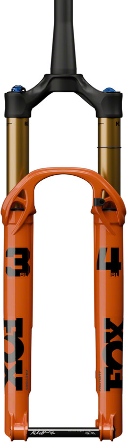 FOX 34 SL Factory Suspension Fork - 29" 120 mm 15 x 110 mm Kabolt SL 44mm Offset GRIP SL Damper Push-Lock  Shiny Orange