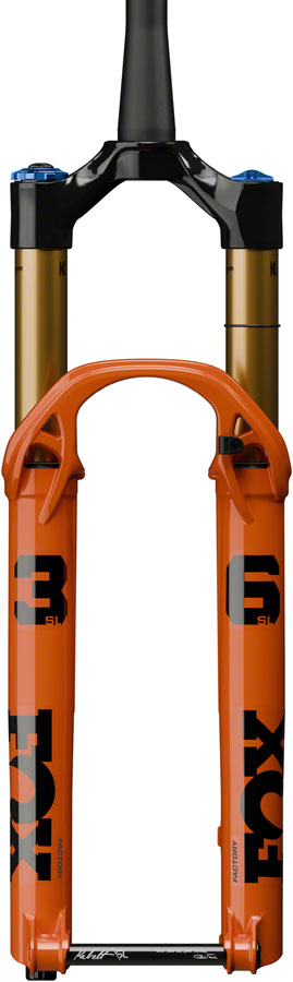FOX 36 SL Factory Suspension Fork - 29" 140 mm 15 x 110 mm Kabolt SL 44mm Offset GRIP X Damper Shiny Orange