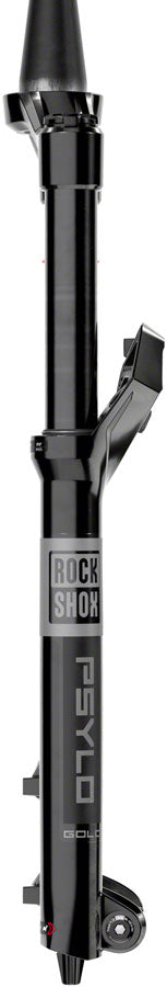 RockShox Psylo Gold Isolator RC Suspension Fork - 27.5" 130 mm 15 x 110 mm 44 mm Offset Gloss BLK A1