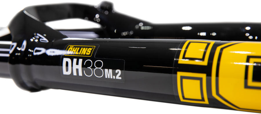Ohlins DH38 m.2 Suspension Fork - 29"/27.5" 200mm 20mmx110mm DH Boost TTX18 Damper Dual Adjust Air Spring Gloss BLK