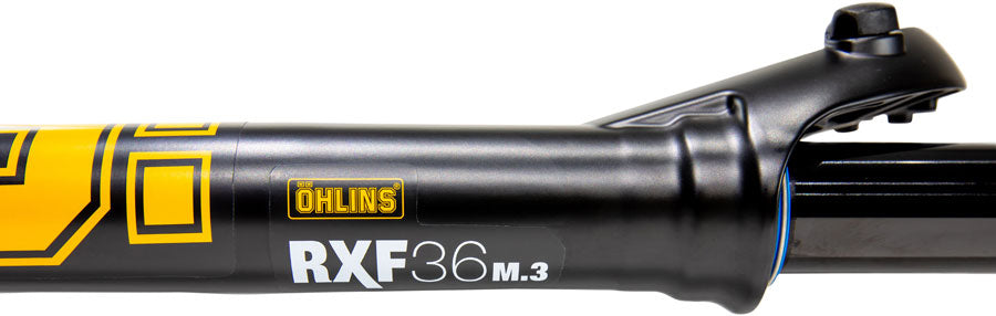 Ohlins RXF36 m.3 Suspension Fork - 29" 140mm 15mm x 110mm 44mm Offset TTX18 Damper Dual Adjust Air Spring Gloss BLK
