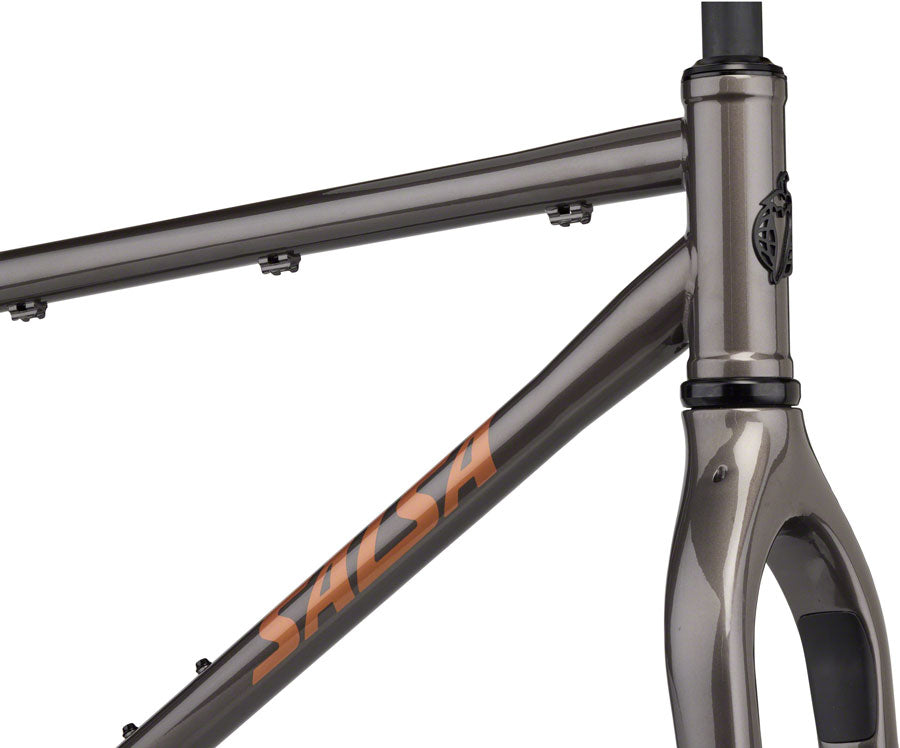 Salsa Fargo Frameset - 29" Steel Black X-Small
