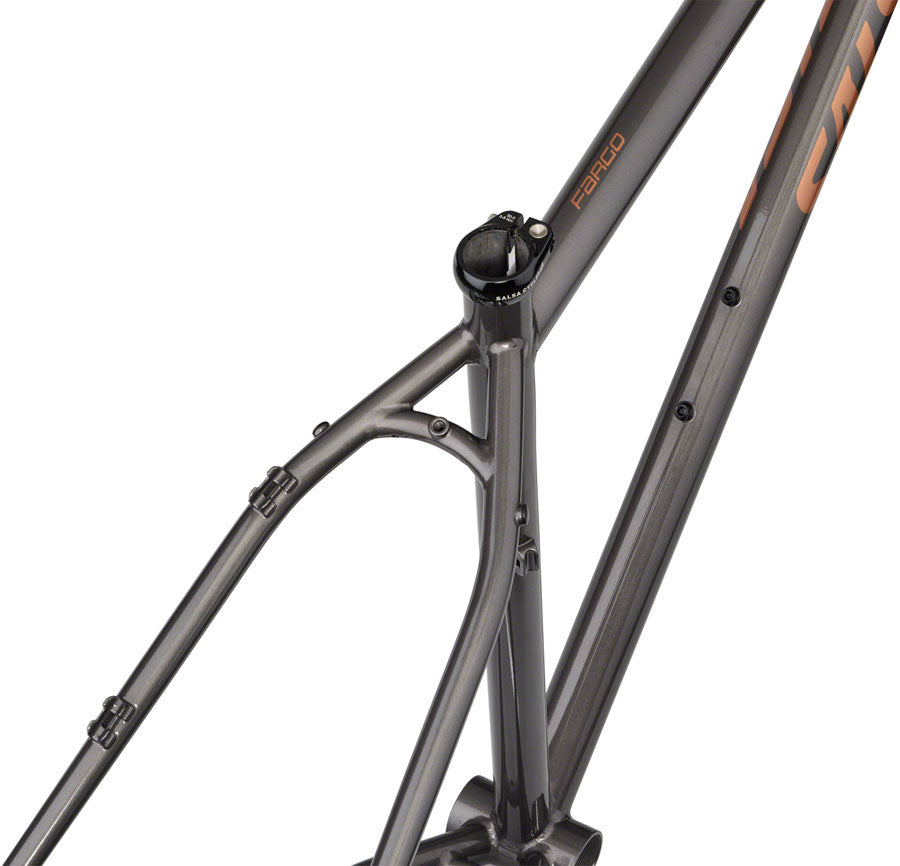 Salsa Fargo Frameset - 29" Steel Black X-Large