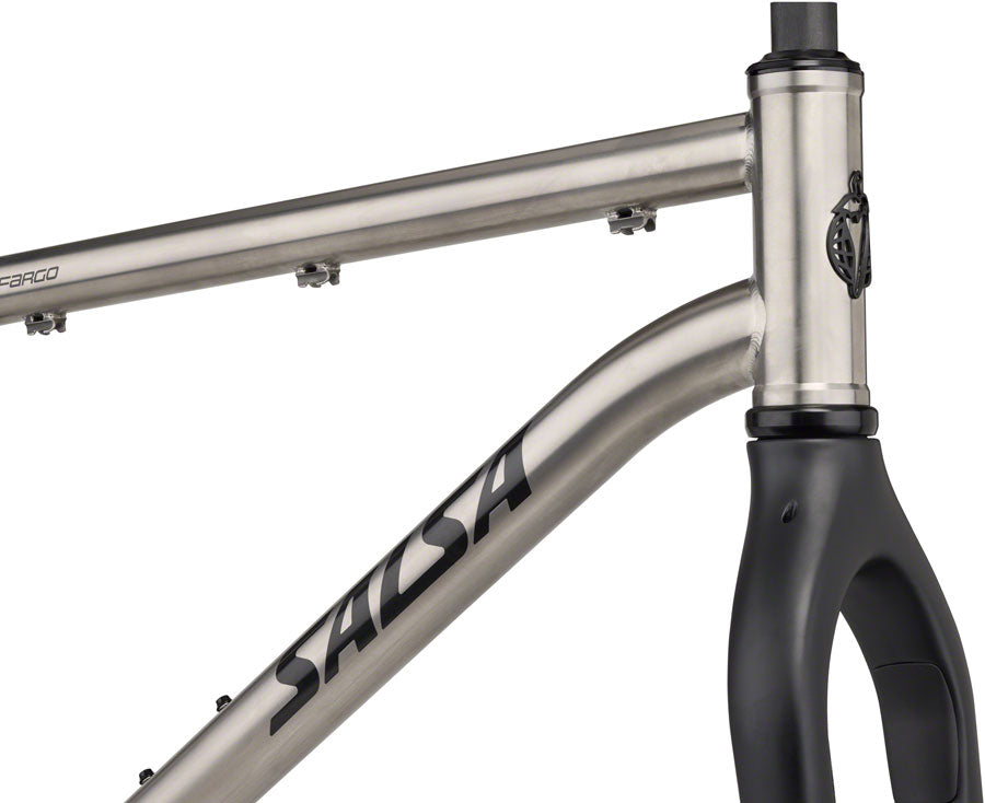 Salsa Fargo Ti Frameset - 29" Titanium Raw X-Large