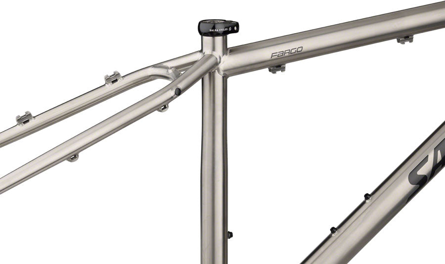 Salsa Fargo Ti Frameset - 29" Titanium Raw Large
