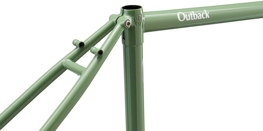 Ritchey Outback Frameset - 700c/650b Steel Winter Sage Medium