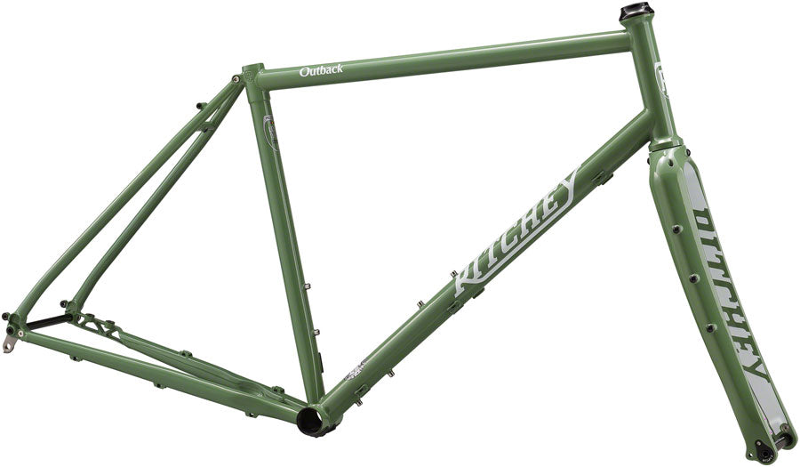Ritchey Outback Frameset - 700c/650b Steel Winter Sage X-Large