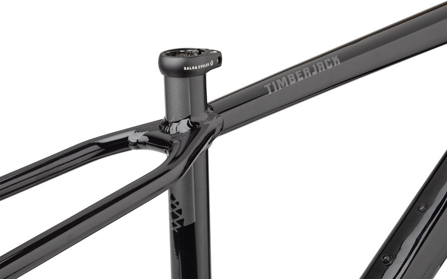 Salsa Timberjack Frame - 29/27.5" Aluminum Black Large