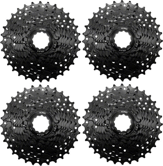 KMC REACT Cassette - 9-Speed 11-32t HG Driver Compatible Black 4 pk.