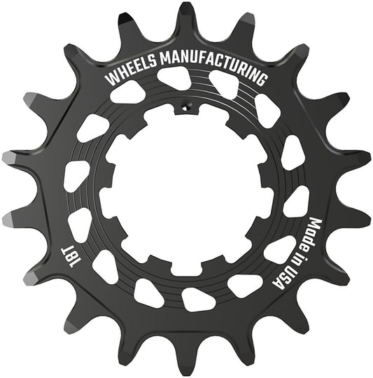 Wheels Manufacturing SOLO HG Cog - 18t Fits SOLO-HG Kits Black