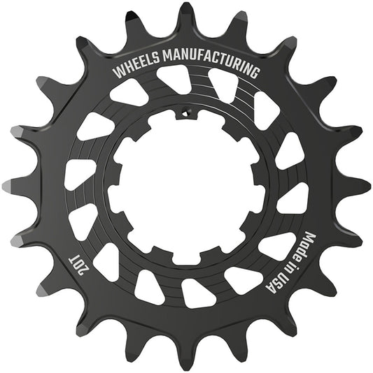 Wheels Manufacturing SOLO HG Cog - 20t Fits SOLO-HG Kits Black