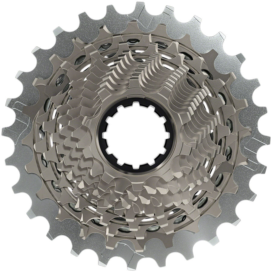SRAM RED AXS XG-1290 Cassette - 12 Speed 10-26t Silver For XDR Driver Body D1