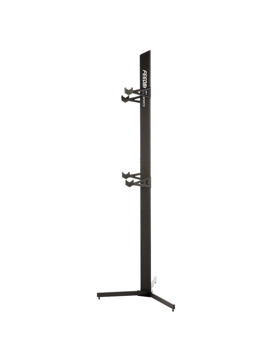 Feedback Sports Velo Cache Display Stand - 2-Bike Free-Standing Black