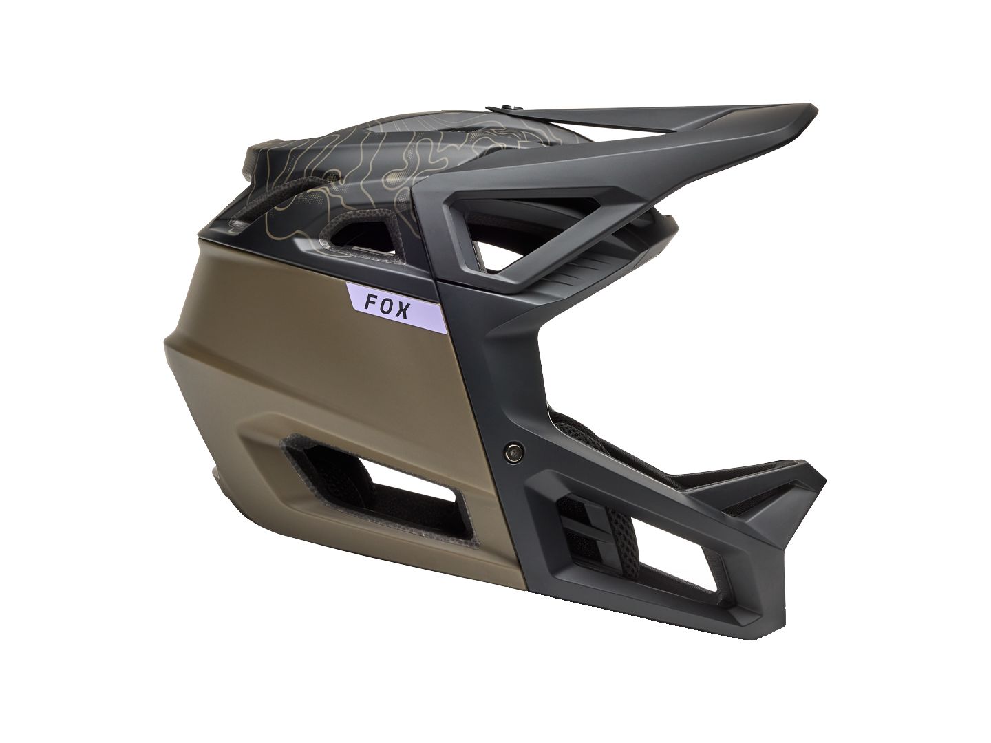 Helmet Fox Racing 25 Proframe Medium Grey/Purple