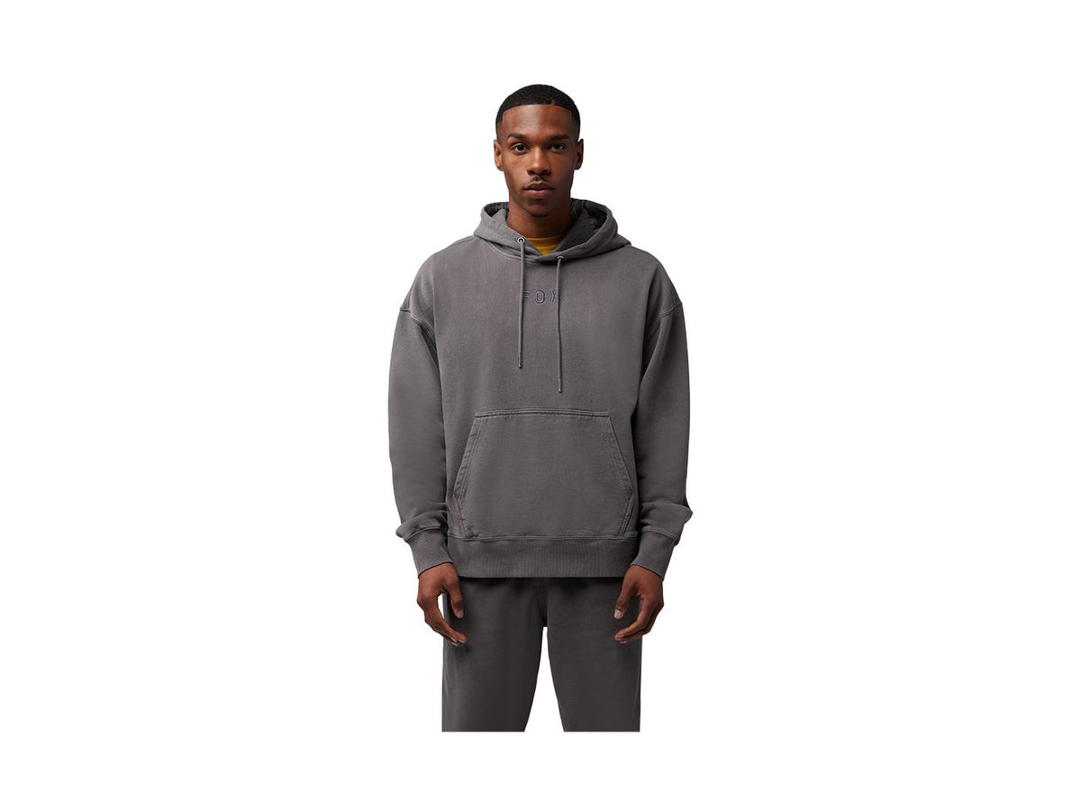 Shirt Fox Racing 25 Wordmark Hoodie X-Large Grey