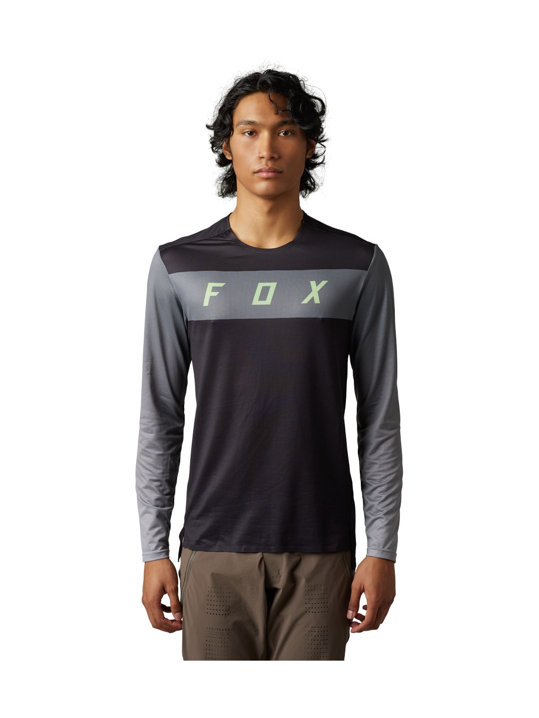 Jersey Fox Racing Flexair Arcadia LS Large Black/Grey