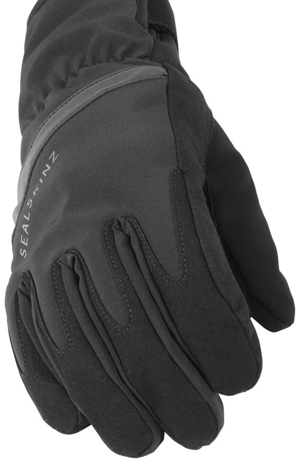 SealSkinz Bodham Waterproof Gloves - Black Full Finger Large