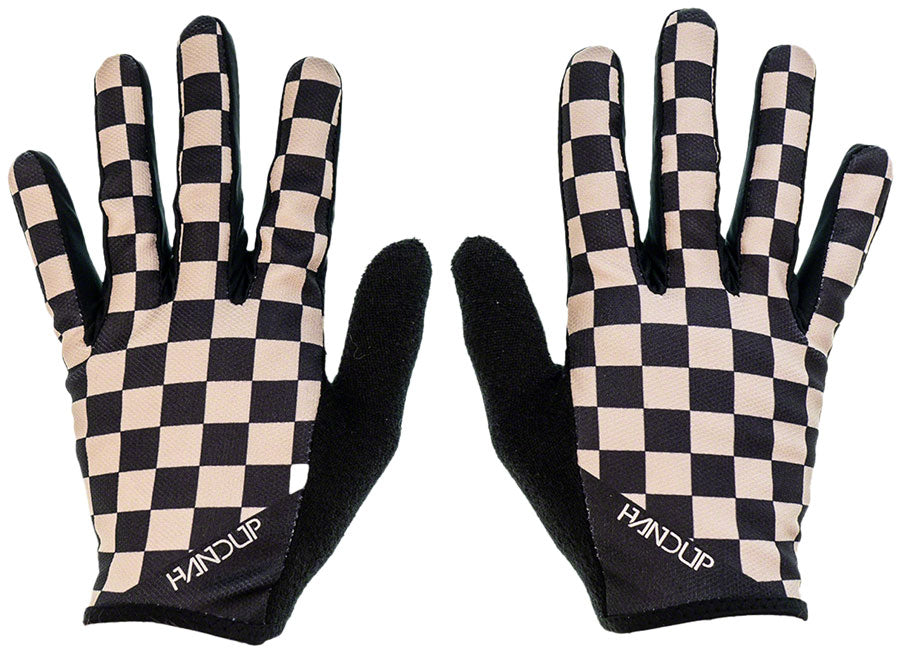 Handup Most Days Gloves - Checkered Black/Tan Medium