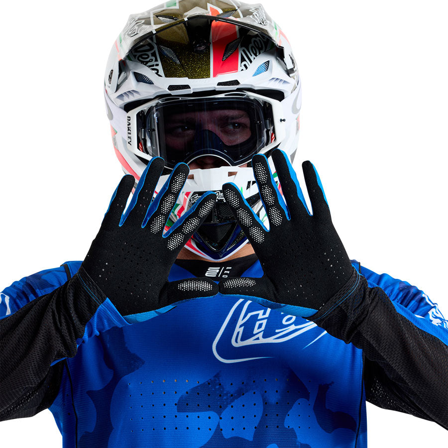 Troy Lee Designs Air Glove – Blotted Bright Blue X-Large