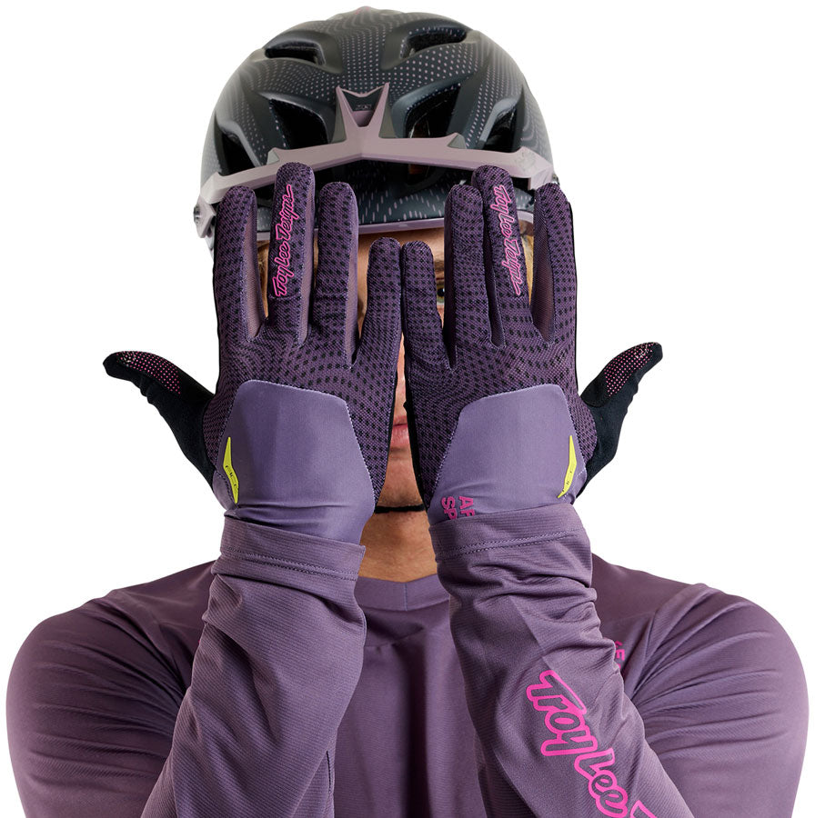 Troy Lee Designs Ace 2.0 Gloves – Radioscape Deep Purple X-Large