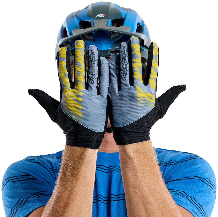 Troy Lee Designs Flowline Glove – Peace-Up Dark Cloud 2X-Large