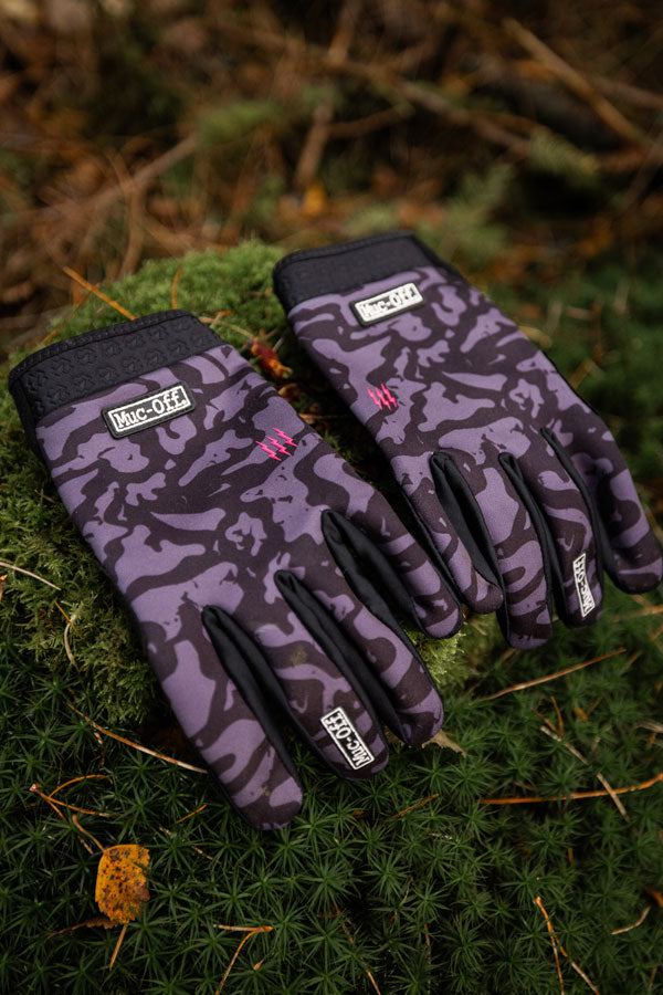 Muc-Off Rider Gloves - Gray Camo Xlarge
