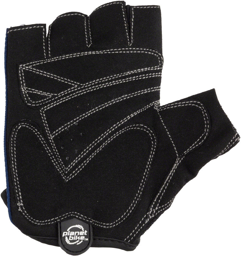 Planet Bike Aries Gloves - Black/Blue Short Finger Medium
