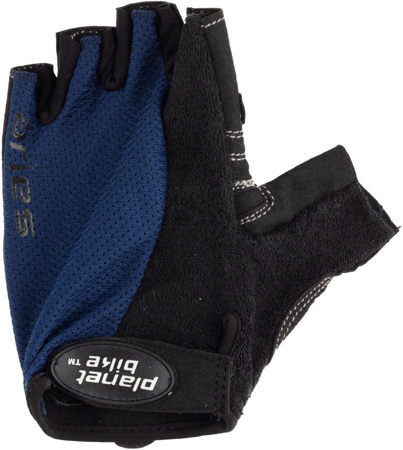 Planet Bike Aries Gloves - Black/Blue Short Finger Medium