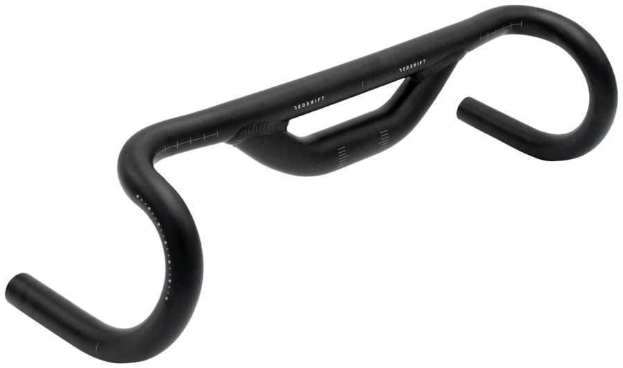 Redshift Sports Top Shelf Low Flare Road Drop Handlebar - Aluminum 31.8mm 41cm 50mm Rise BLK