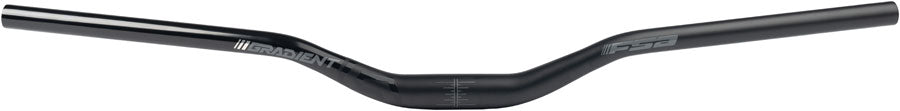 Full Speed Ahead Gradient Alloy Riser Handlebar - Aluminum 31.8mm Clamp 40mm Rise 800mm BLK