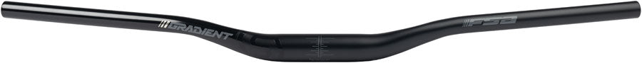Full Speed Ahead Gradient Alloy Riser Handlebar - Aluminum 35mm Clamp 25mm Rise 800mm BLK
