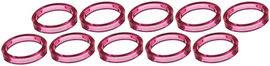 FSA Poly Headset Spacer 1-1/8" x 5mm 10pcs - Black