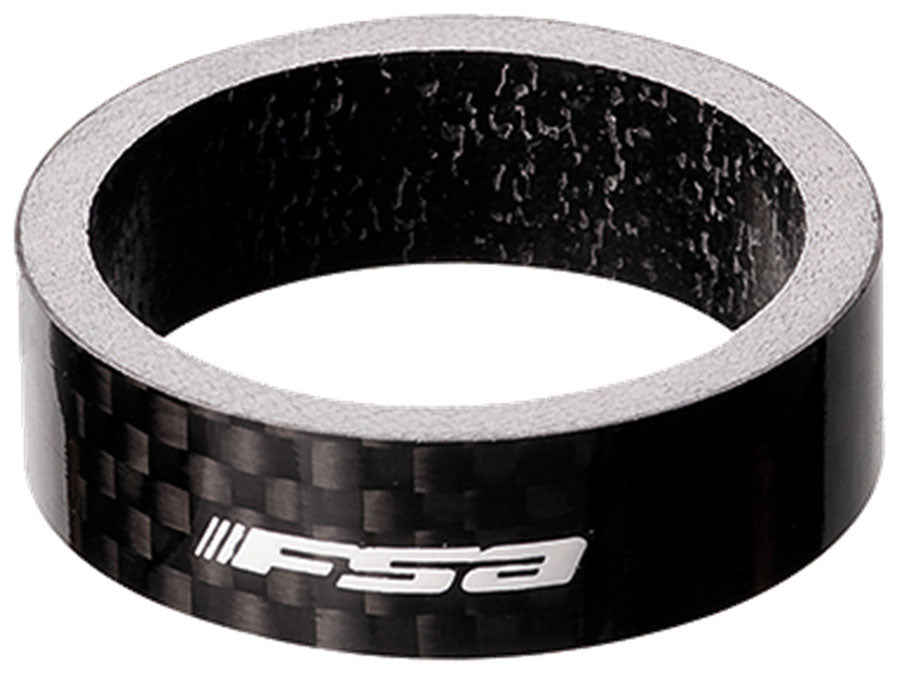 FSA UD Carbon Spacer 1-1/8" x 10mm Pentagon Internal - Black