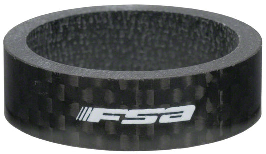 FSA Carbon Headset Spacer 1-1/8" x 10mm with Logo