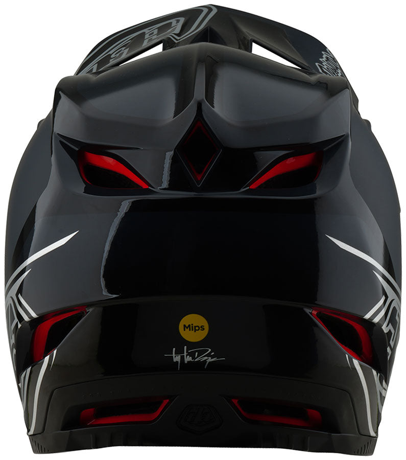 Troy Lee Designs D4 Polyacrylite Helmet – Shadow Black Medium