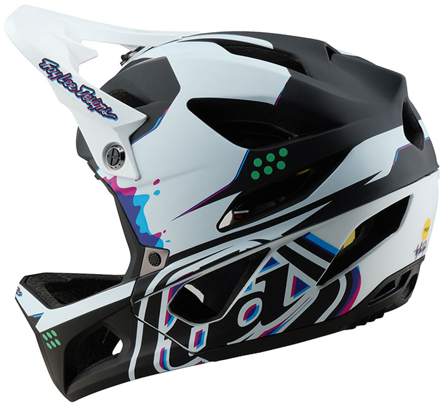 Troy Lee Designs Stage Helmet – Trooper White X-Small/Small