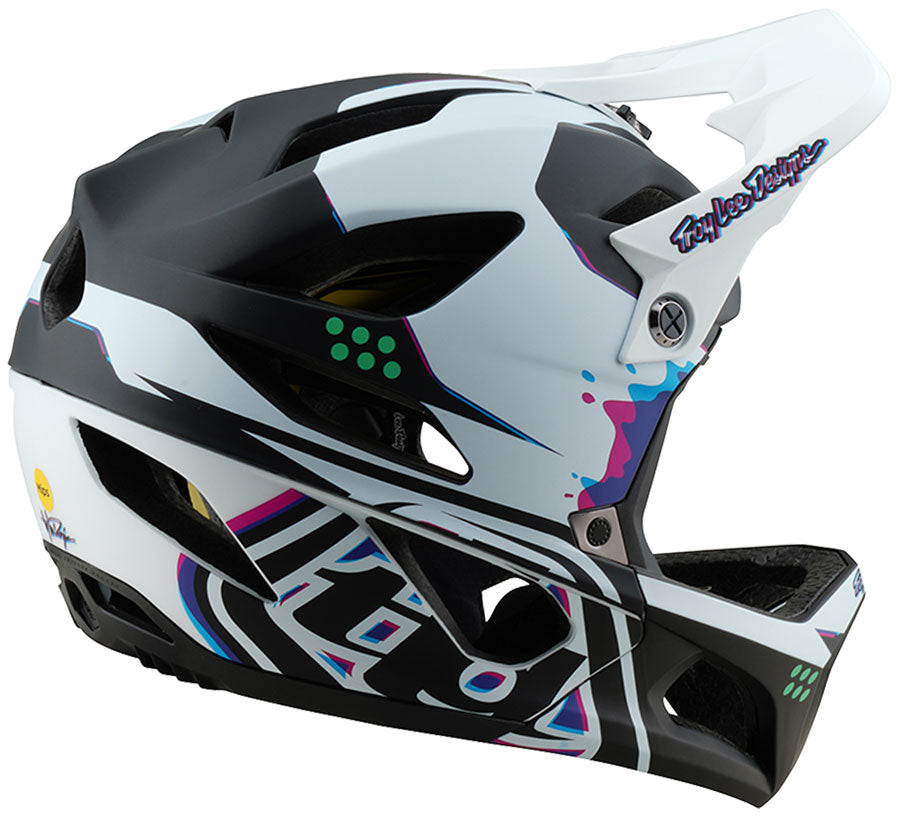 Troy Lee Designs Stage Helmet – Trooper White X-Small/Small