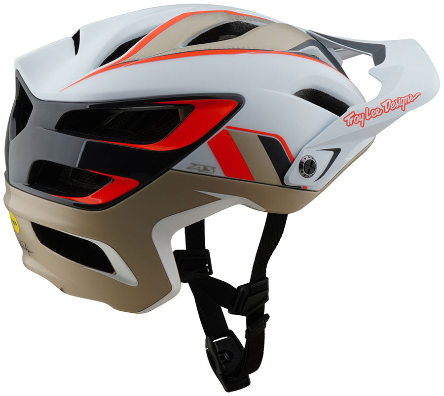 Troy Lee Designs A3 Helmet – Intake White X-Large/2X-Large
