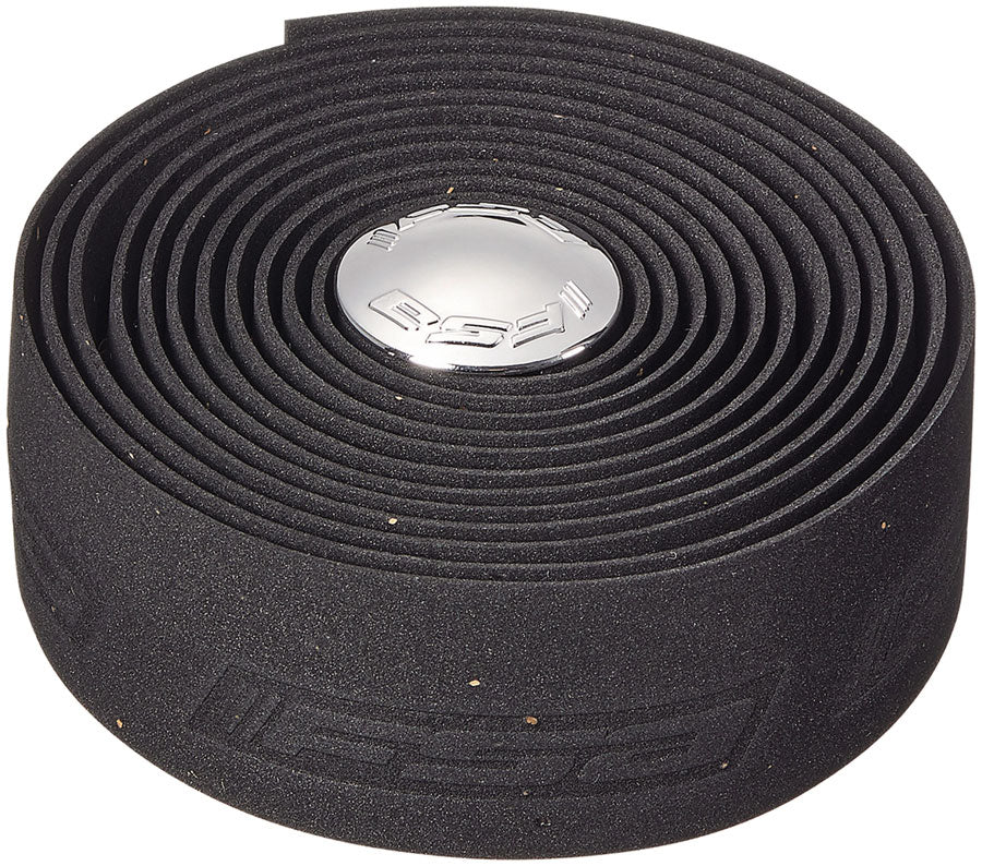 FSA Cork Handlebar Tape with FSA Logo - Black