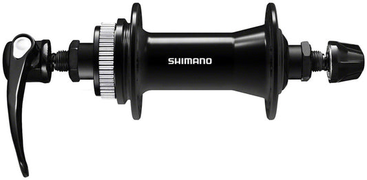 Shimano Deore HB-QC400 Front Hub - QR x 100mm Center-Lock Disc Black 32H