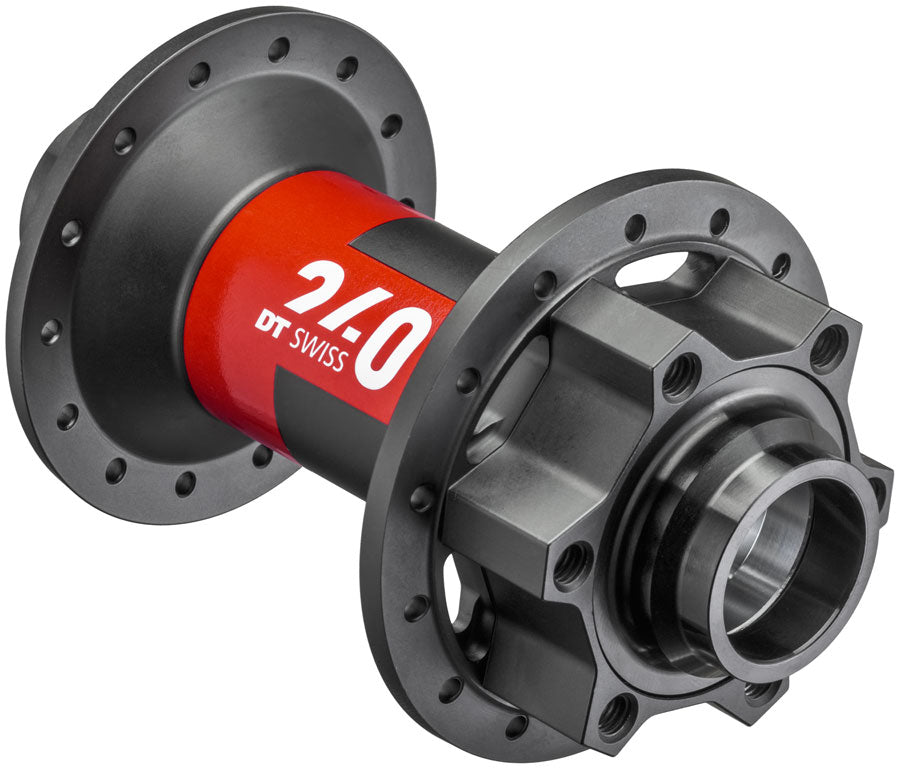 DT Swiss 240 Front Hub - 20 x 110mm DH Boost 6-Bolt Black/Red 28H